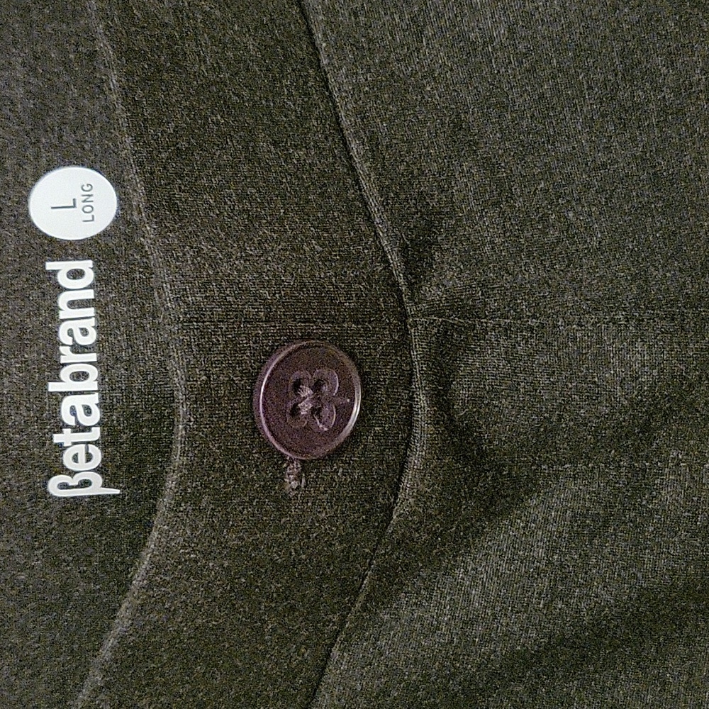 Betabrand Clasic Dress Pant Boot Yoga Cut Size L Long - Picture 3 of 8
